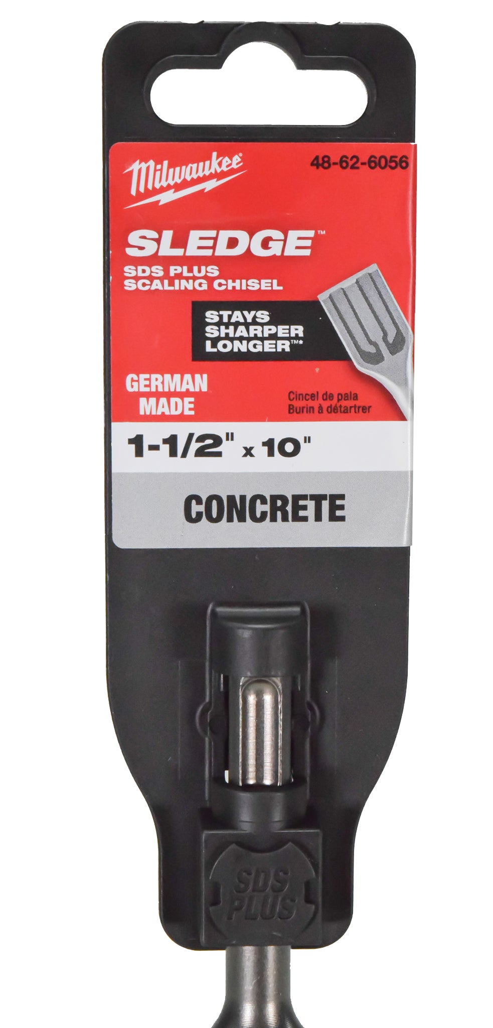 Milwaukee 48-62-6056 SDS-PLUS SLEDGE™ 1-1/2" Scaling Chisel