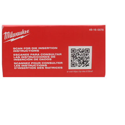 Milwaukee 49-16-0078 7/8" x 1-5/8" Single Strut Shearing Dies