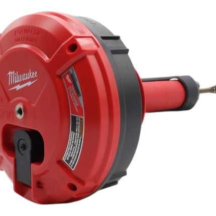 Milwaukee 49-16-2573 TRAPSNAKE 25' Auger with CABLE DRIVE, 1/4" x 25' Cable for 1/2" to 2" Drain Lines, Compatible with M12 TRAPSNAKE Driver, Ideal for Sinks, Bathtubs, and Showers (Tool Only)