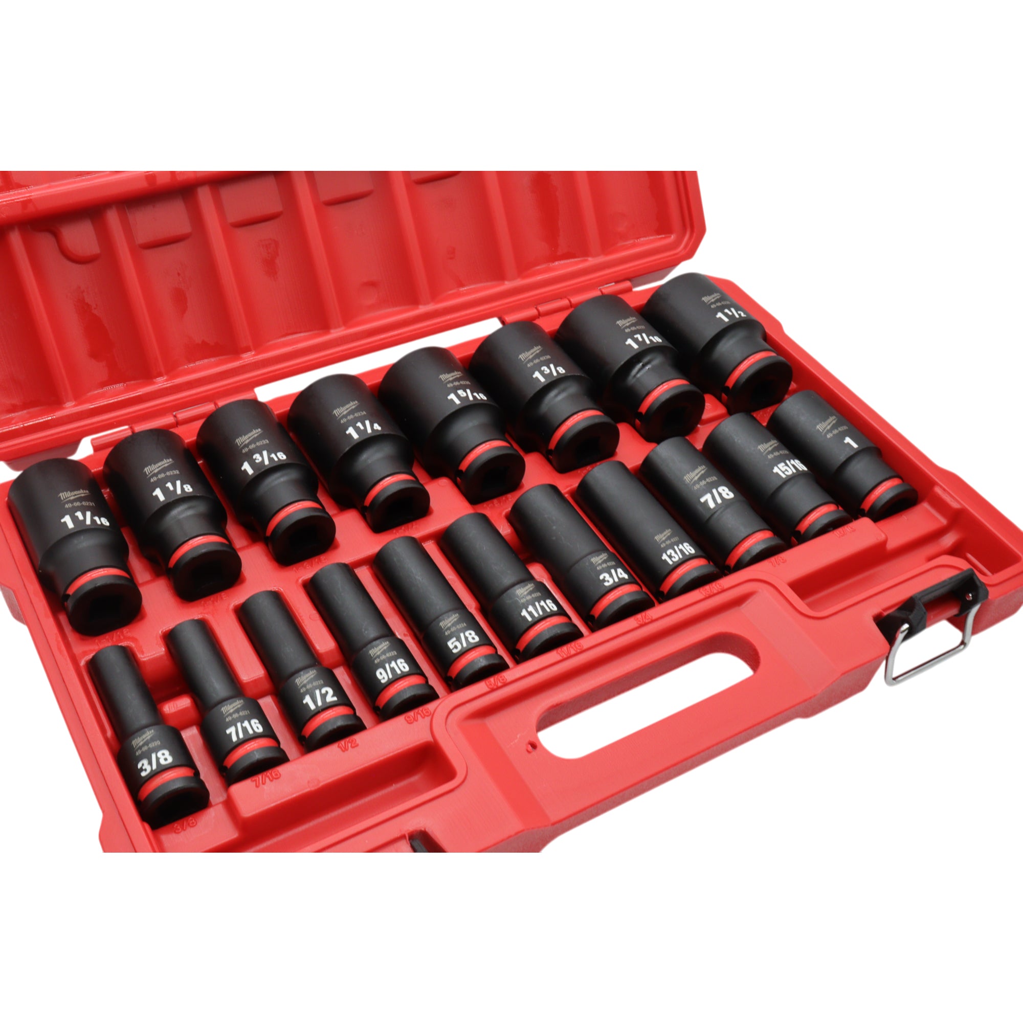 Milwaukee SHOCKWAVE 1/2 in. Drive SAE 6 Point Impact Socket Set