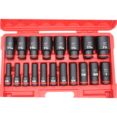 Milwaukee SHOCKWAVE 1/2 in. Drive SAE 6 Point Impact Socket Set