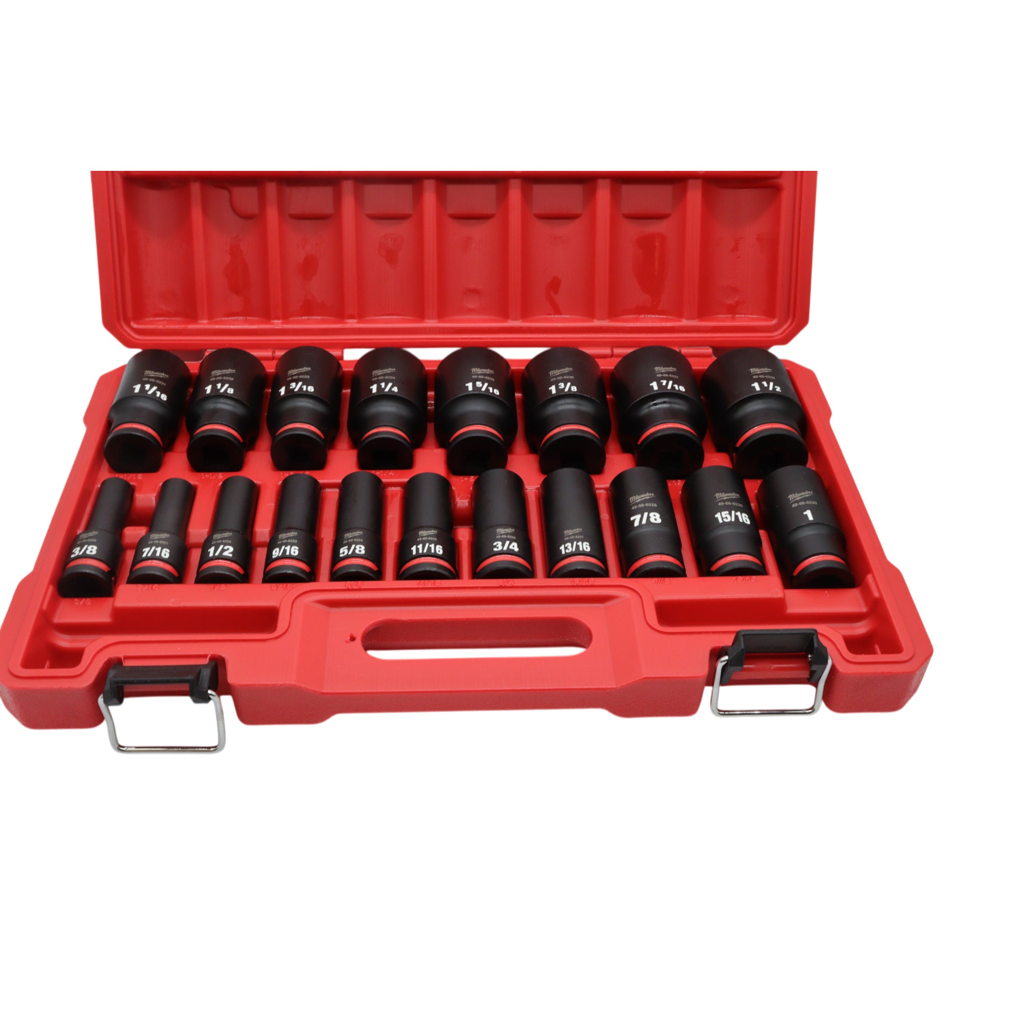 Milwaukee SHOCKWAVE 1/2 in. Drive SAE 6 Point Impact Socket Set
