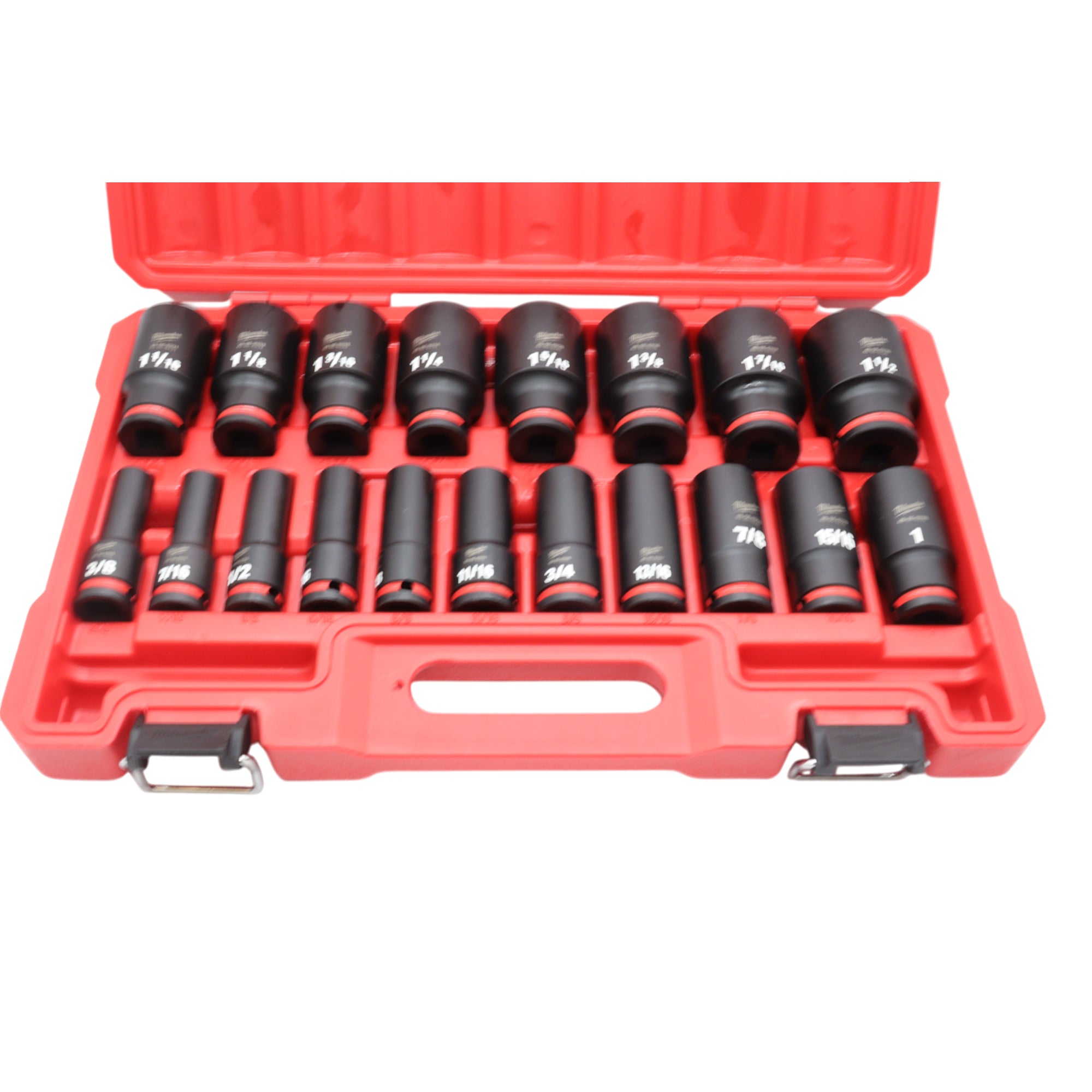 Milwaukee SHOCKWAVE 1/2 in. Drive SAE 6 Point Impact Socket Set