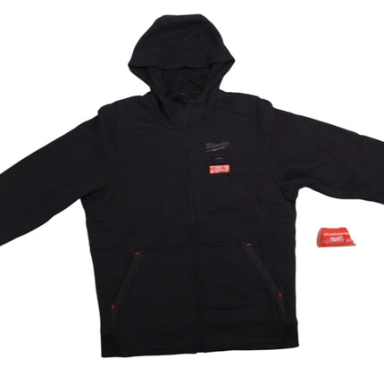 Milwaukee M12 12-Volt Black Small Heated Hoodie(Jacket and Battery Holder Only)