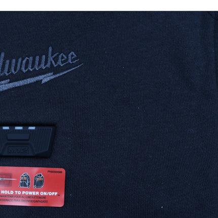 Milwaukee M12 12-Volt Black Small Heated Hoodie with 2.0Ah Battery & Charger