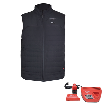 Milwaukee M12 HEAT BLK AXIS VEST KIT 2X
