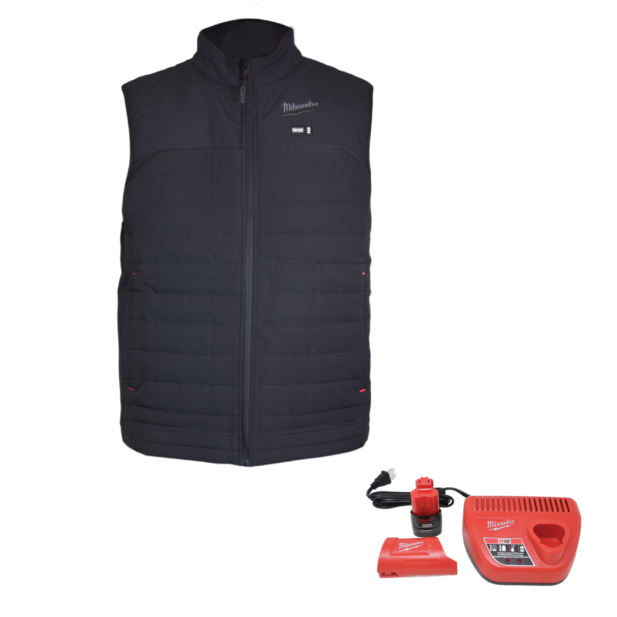 Milwaukee M12 HEAT BLK AXIS VEST KIT M