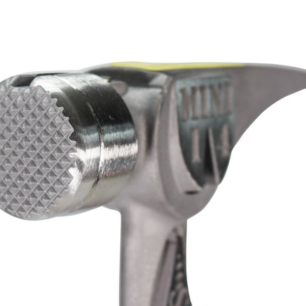 Stiletto TBM14RMS TiBone Mini-14 ounce Replaceable Milled Face Hammer with a Straight 16" Titanium Handle