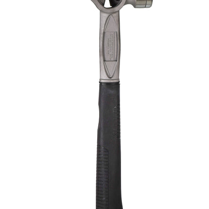 Stiletto TBM14RMS TiBone Mini-14 ounce Replaceable Milled Face Hammer with a Straight 16" Titanium Handle