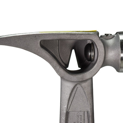 Stiletto TBM14RMS TiBone Mini-14 ounce Replaceable Milled Face Hammer with a Straight 16" Titanium Handle