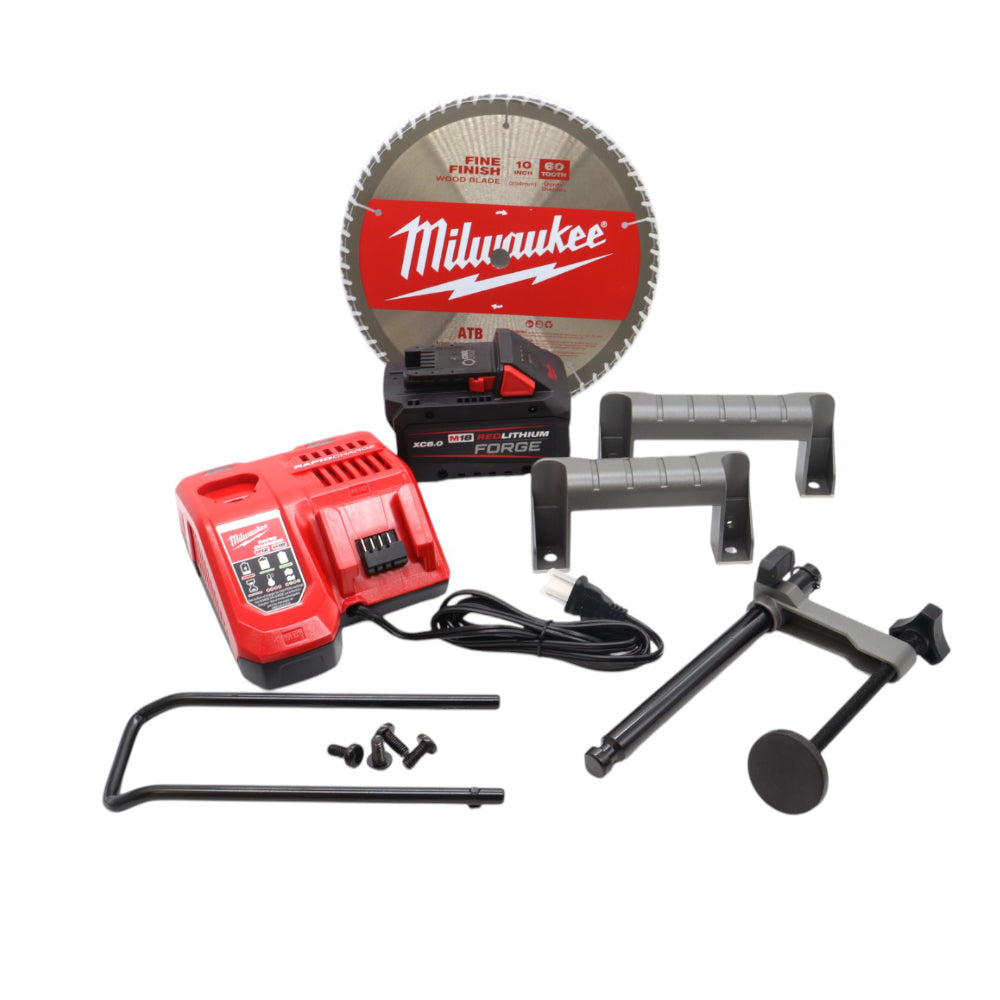Milwaukee 2734-21 M18 FUEL 18V 10" Dual Bevel Sliding Compound Miter Saw Kit