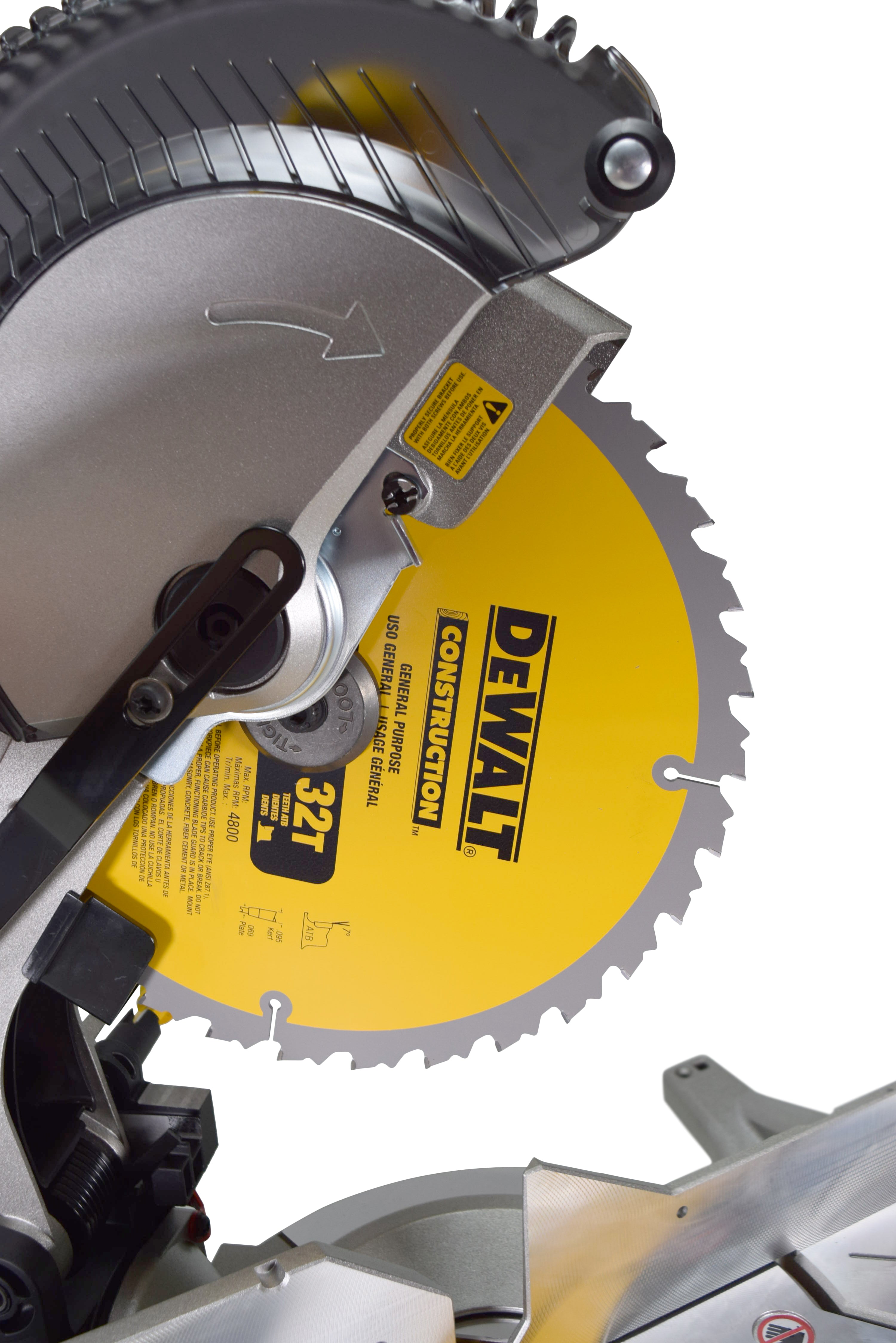 DEWALT DWS715 12-Inch Miter Saw, 15-Amp, Single Bevel, Compound