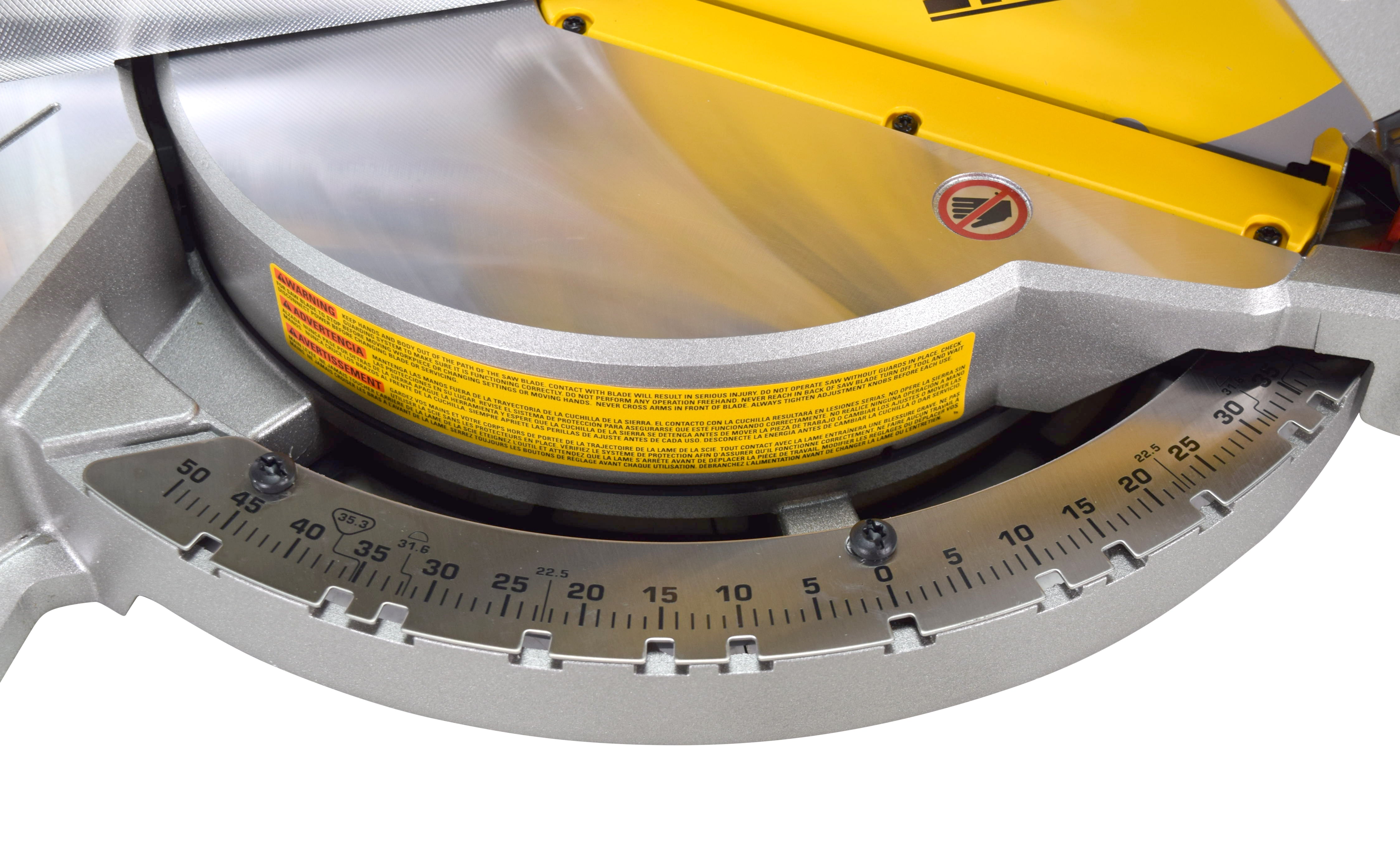 DEWALT DWS715 12-Inch Miter Saw, 15-Amp, Single Bevel, Compound