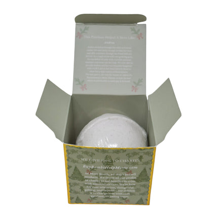 Mom Bomb Mistletoe Kisses Bomb with Plant Based Ingredients Made in the USA