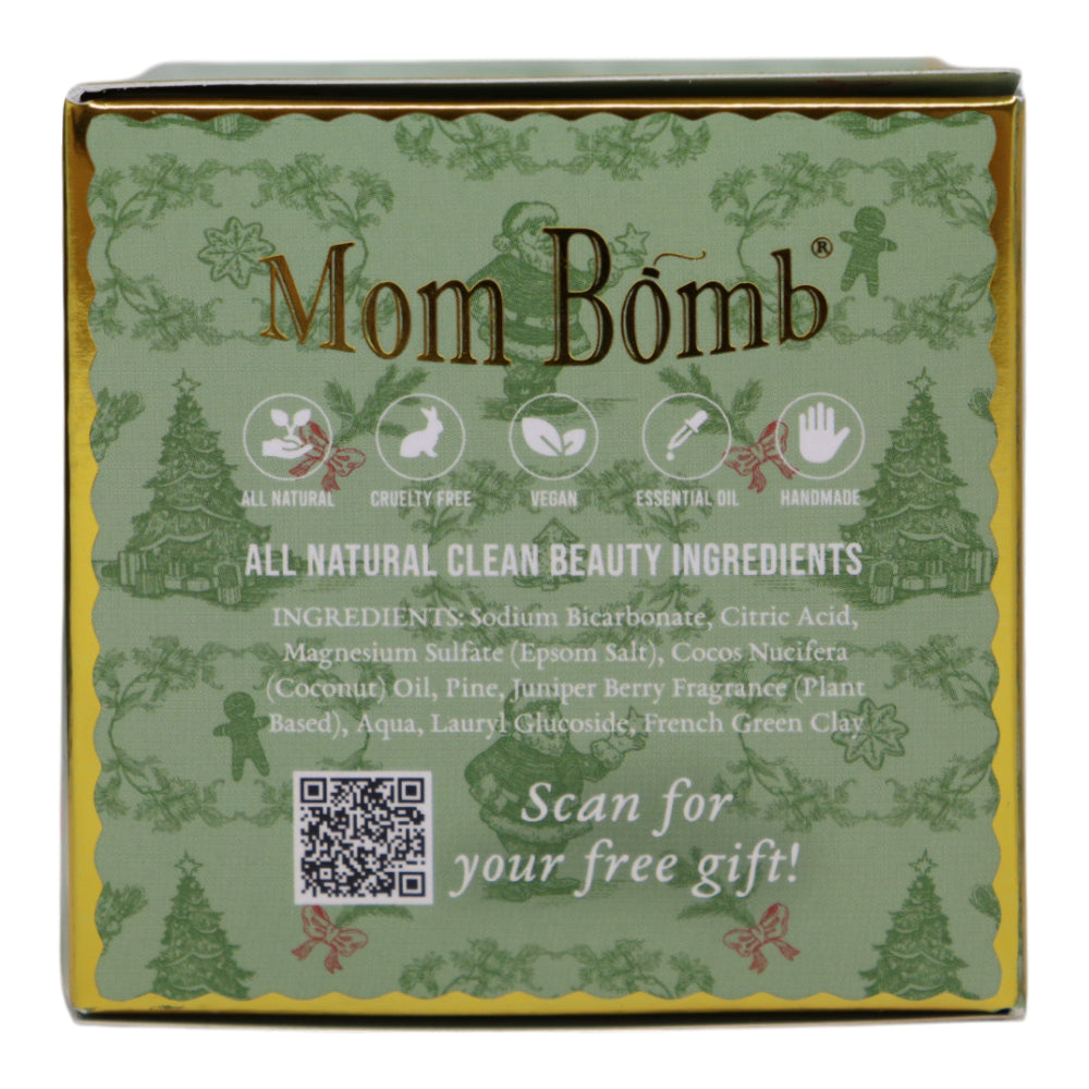 Mom Bomb Mistletoe Kisses Bomb with Plant Based Ingredients Made in the USA