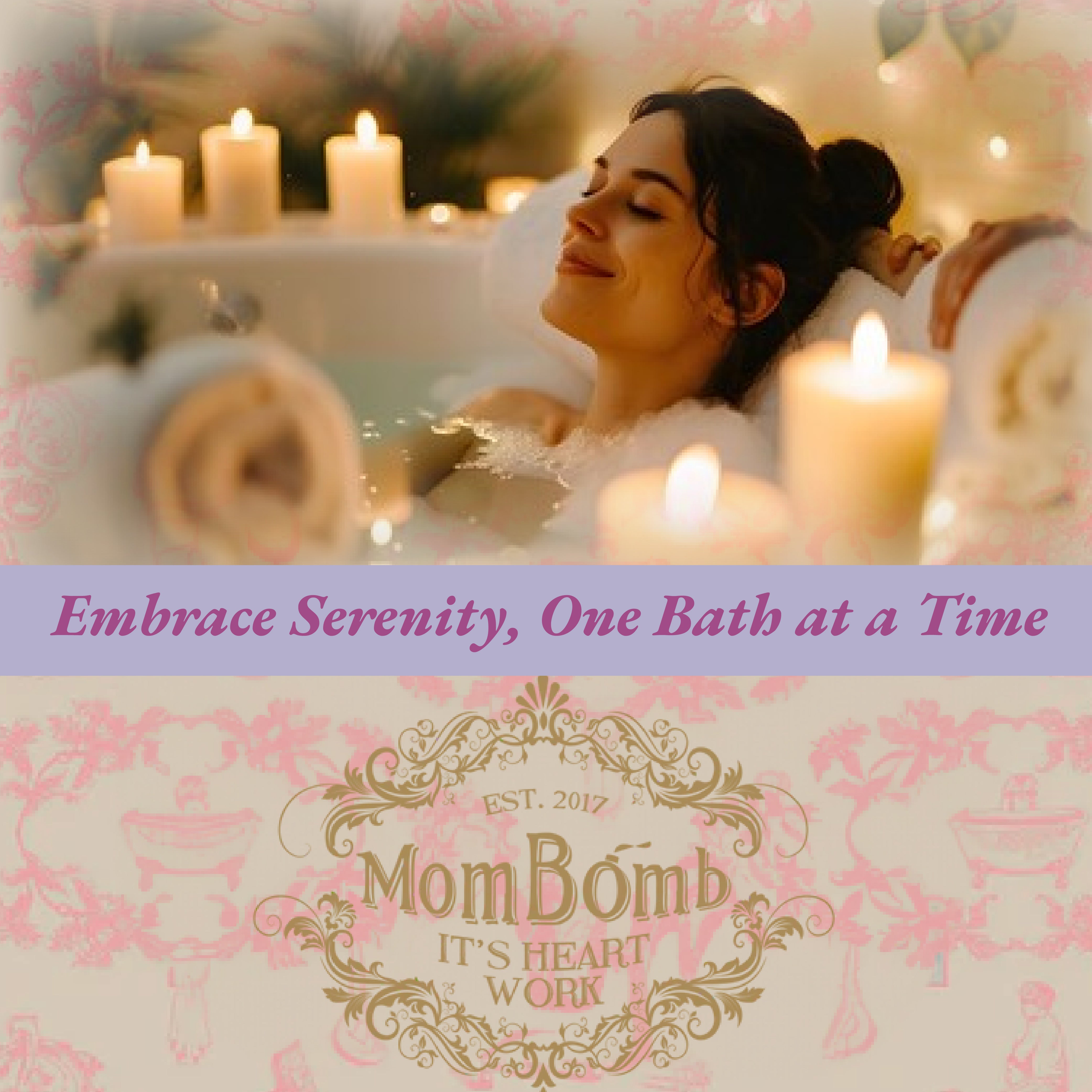 Mom Bomb Mistletoe Kisses Bomb with Plant Based Ingredients Made in the USA