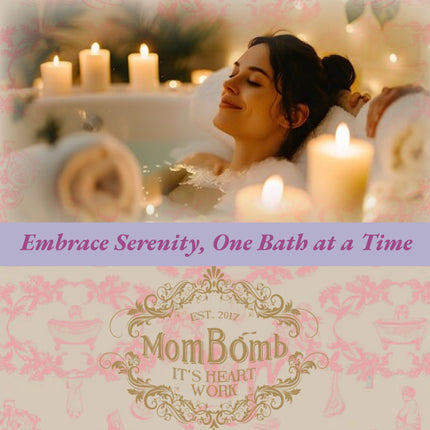 Mom Bomb Mistletoe Kisses Bomb with Plant Based Ingredients Made in the USA