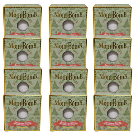 Mom Bomb Mistletoe Kisses Bomb with Plant Based Ingredients Made in the USA