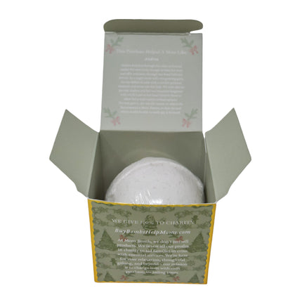Mom Bomb Mistletoe Kisses Bomb with Plant Based Ingredients Made in the USA