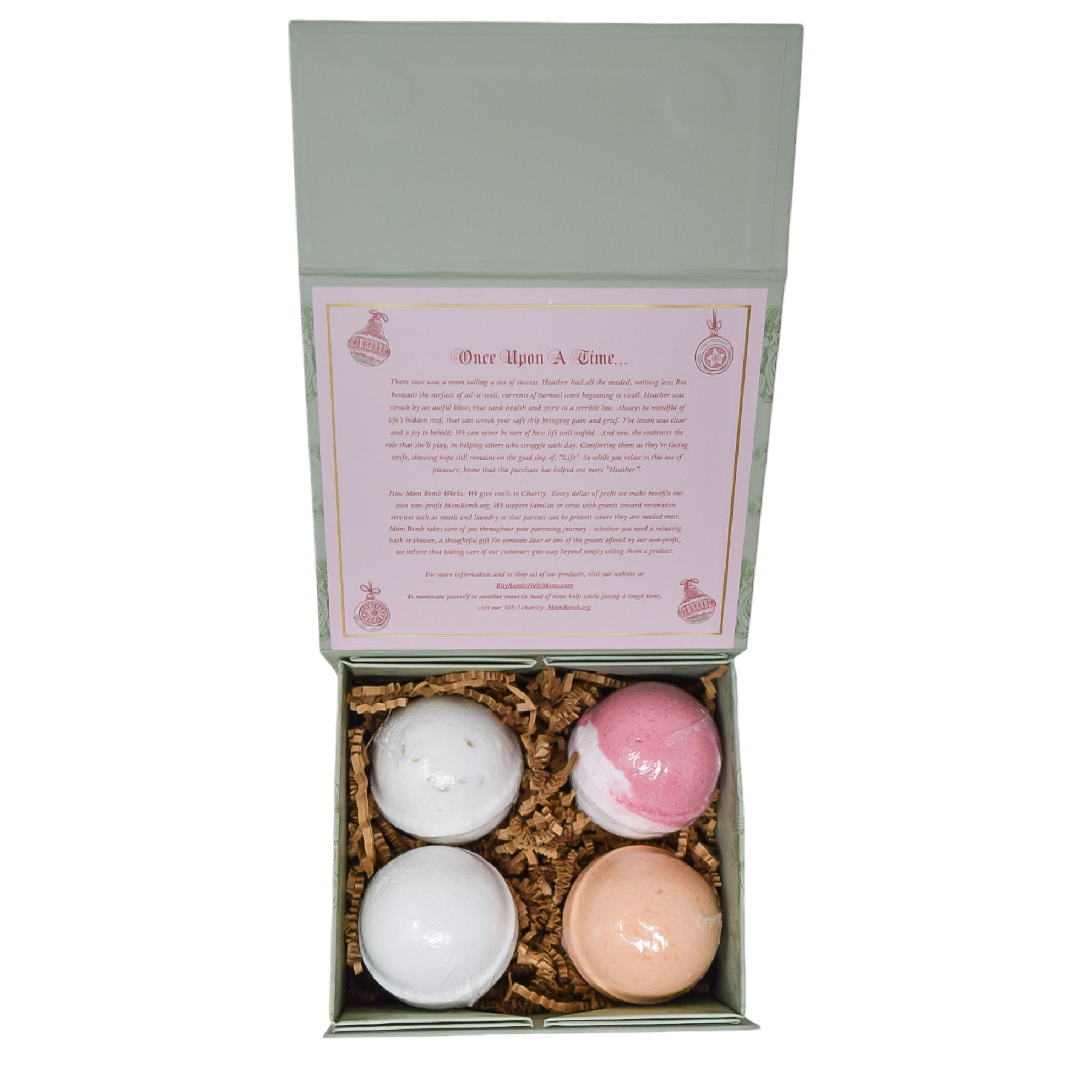 Mom Bomb 174928 Holiday Scents Bath Bomb Gift Set