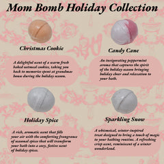 Mom Bomb 174928 Holiday Scents Bath Bomb Gift Set