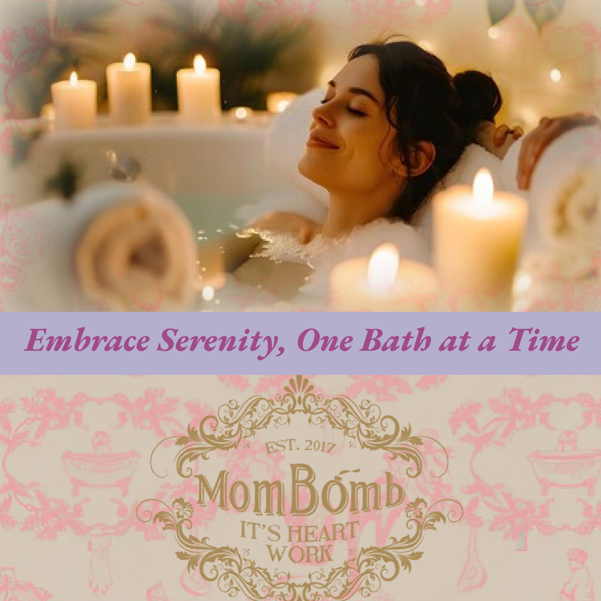 Mom Bomb Lavender Honey Bath Soaks 3 lbs of Pure Tranquility