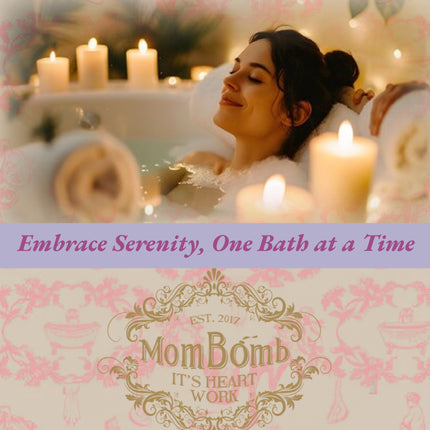 Mom Bomb Lavender Honey Bath Soaks 3 lbs of Pure Tranquility (2 Pack)