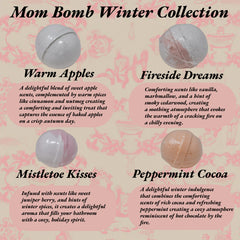 Mom Bomb Bath Bomb Gift Set (8) - Eight Unique, Plant-Based Fragrances