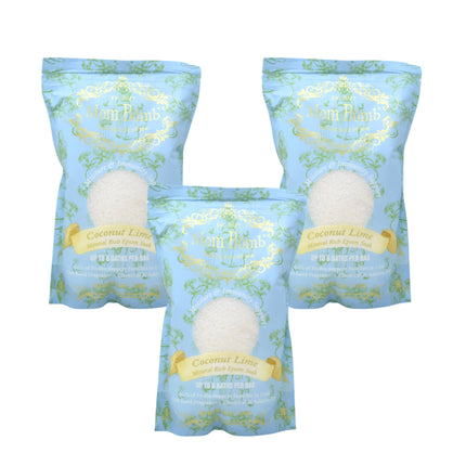 Mom Bomb Coconut Lime Bath Soaks 3 lbs of Pure Tranquility (3 Pack)