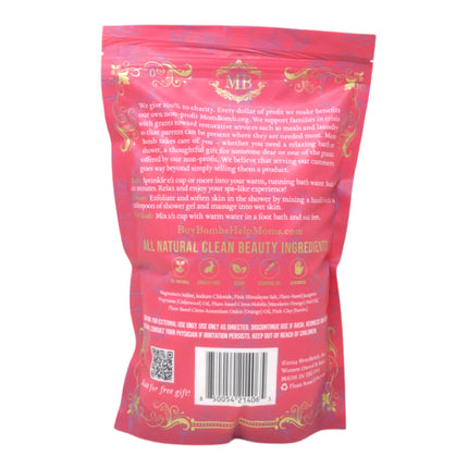 Mom Bomb Pink Himalayan Bath Soaks 3 lbs of Pure Tranquility (4 Pack)