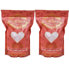 Mom Bomb Candy Cane Bath Soaks 3 lbs of Pure Tranquility (2 Pack)