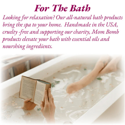 Mom Bomb Candy Cane Bath Soaks 3 lbs of Pure Tranquility (4 Pack)
