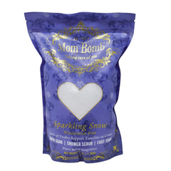 Mom Bomb Sparkling Snow Bath Soaks 3 lbs of Pure Tranquility