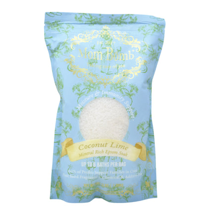 Mom Bomb Coconut Lime Bundle with (1) Bath Bomb & (1) Bath Soak