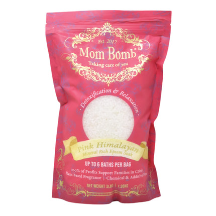 Mom Bomb Pink Himalayan Bundle with (2) Bath Bombs & (1) Bath Soak