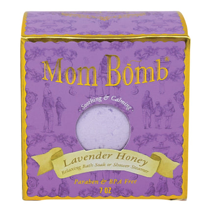 Mom Bomb Lavender Honey Bundle with (1) Bath Bomb & (1) Bath Soak
