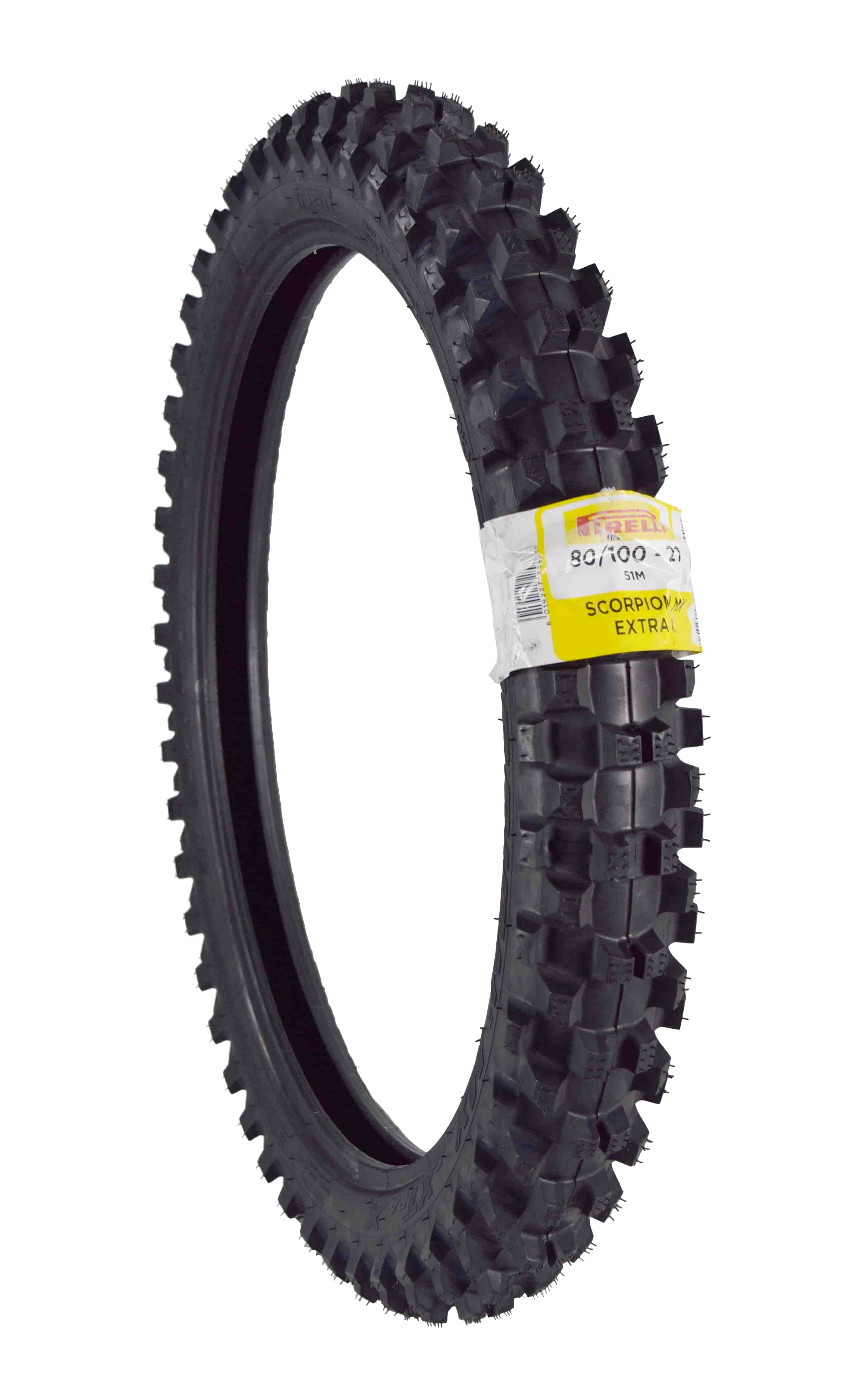 Pirelli Scorpion Extra X 80/100-21 51M Bias Tube Type Front Motorcycle Tire with Inner Tube, High-Performance Motocross Tire for Superior Traction and Durability with Keychain