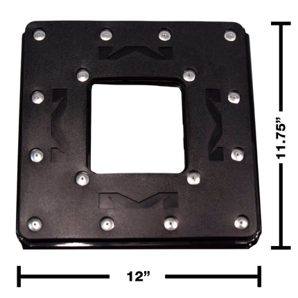 Matrix Concepts A2 Aluminum Motorcycle Stand – Black | Heavy-Duty Lightweight Alloy Dirt Bike Stand with Custom Matrix/Mass Depot Sticker Pack | Durable Design for Motocross, Off-Road & Garage Use