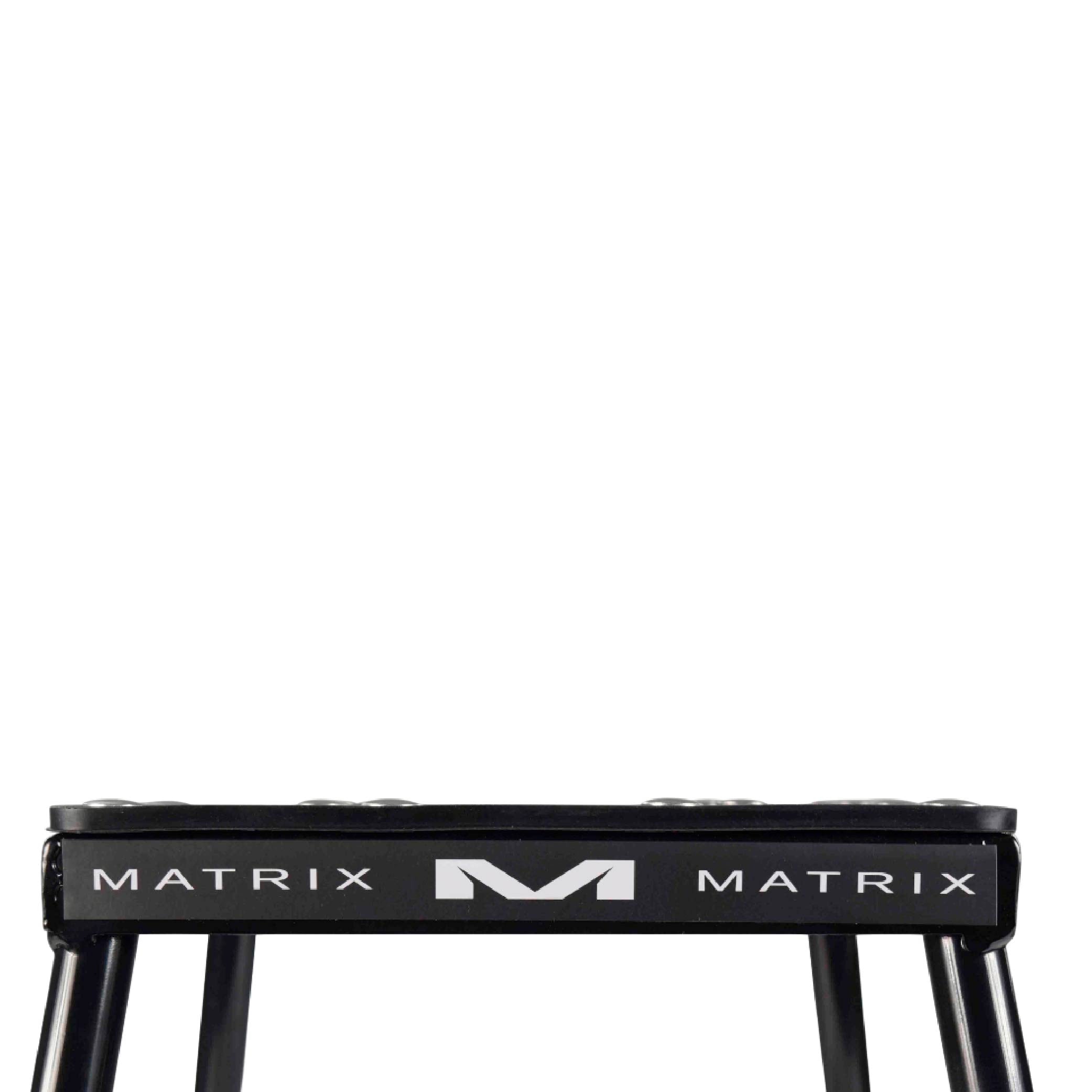 Matrix Concepts C1 Steel Stand - Black | Heavy-Duty Carbon Steel Motorcycle Lift | 300 lb Capacity Motocross Dirt Bike Stand | Non-Slip Rubber Top