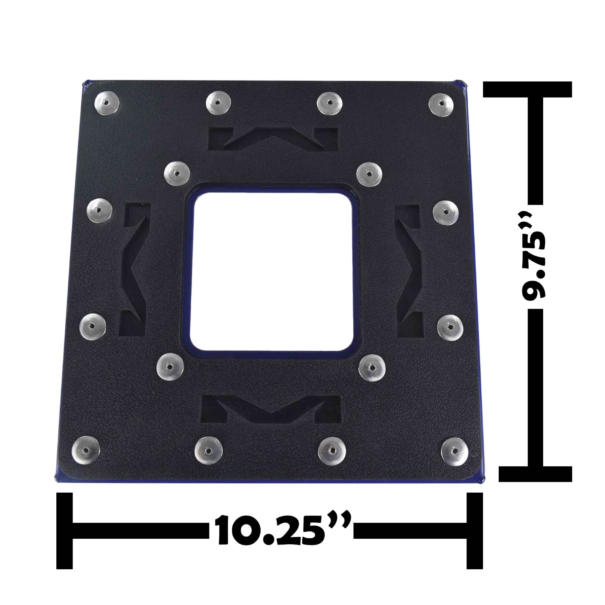 Matrix Concepts C1 Steel Stand /Mass Depot Sticker Pack - Blue | Heavy-Duty Carbon Steel Motorcycle Lift | 300 lb Capacity Motocross Dirt Bike Stand | Non-Slip Rubber Top