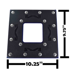 Matrix Concepts C1 Steel Stand /Mass Depot Sticker Pack - Blue | Heavy-Duty Carbon Steel Motorcycle Lift | 300 lb Capacity Motocross Dirt Bike Stand | Non-Slip Rubber Top