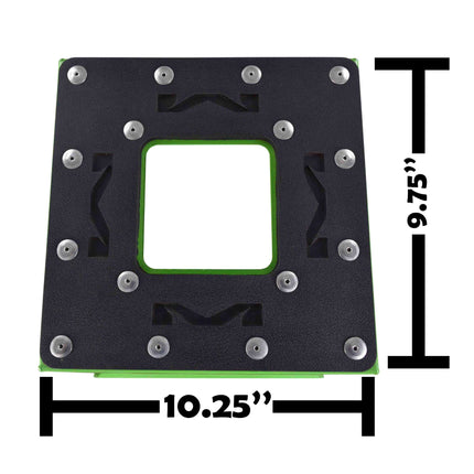 Matrix Concepts C1 Steel Stand /Mass Depot Sticker Pack - Green| Heavy-Duty Carbon Steel Motorcycle Lift | 300 lb Capacity Motocross Dirt Bike Stand | Non-Slip Rubber Top