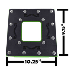 Matrix Concepts C1 Steel Stand /Mass Depot Sticker Pack - Green| Heavy-Duty Carbon Steel Motorcycle Lift | 300 lb Capacity Motocross Dirt Bike Stand | Non-Slip Rubber Top