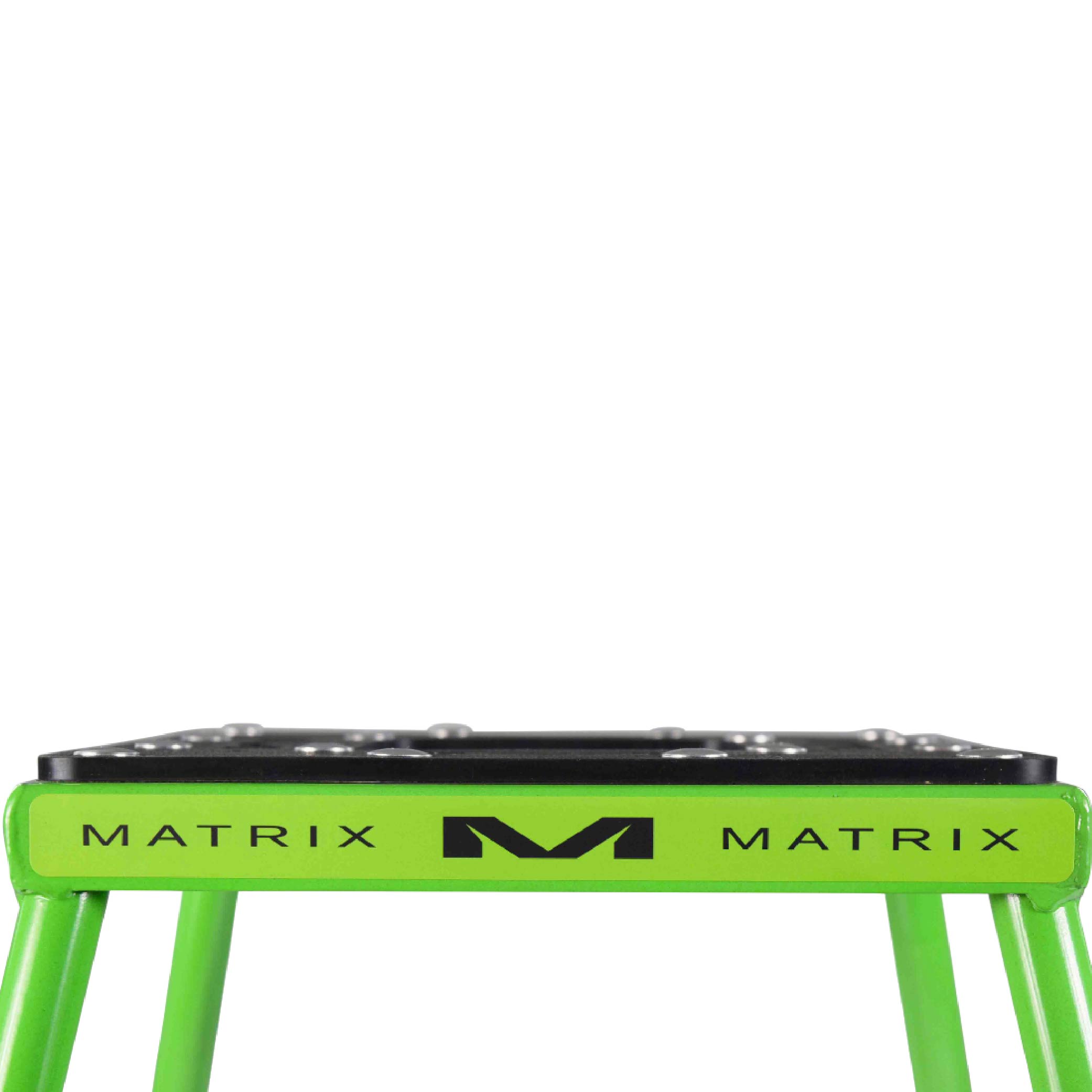 Matrix Concepts C1 Steel Stand - Green| Heavy-Duty Carbon Steel Motorcycle Lift | 300 lb Capacity Motocross Dirt Bike Stand | Non-Slip Rubber Top