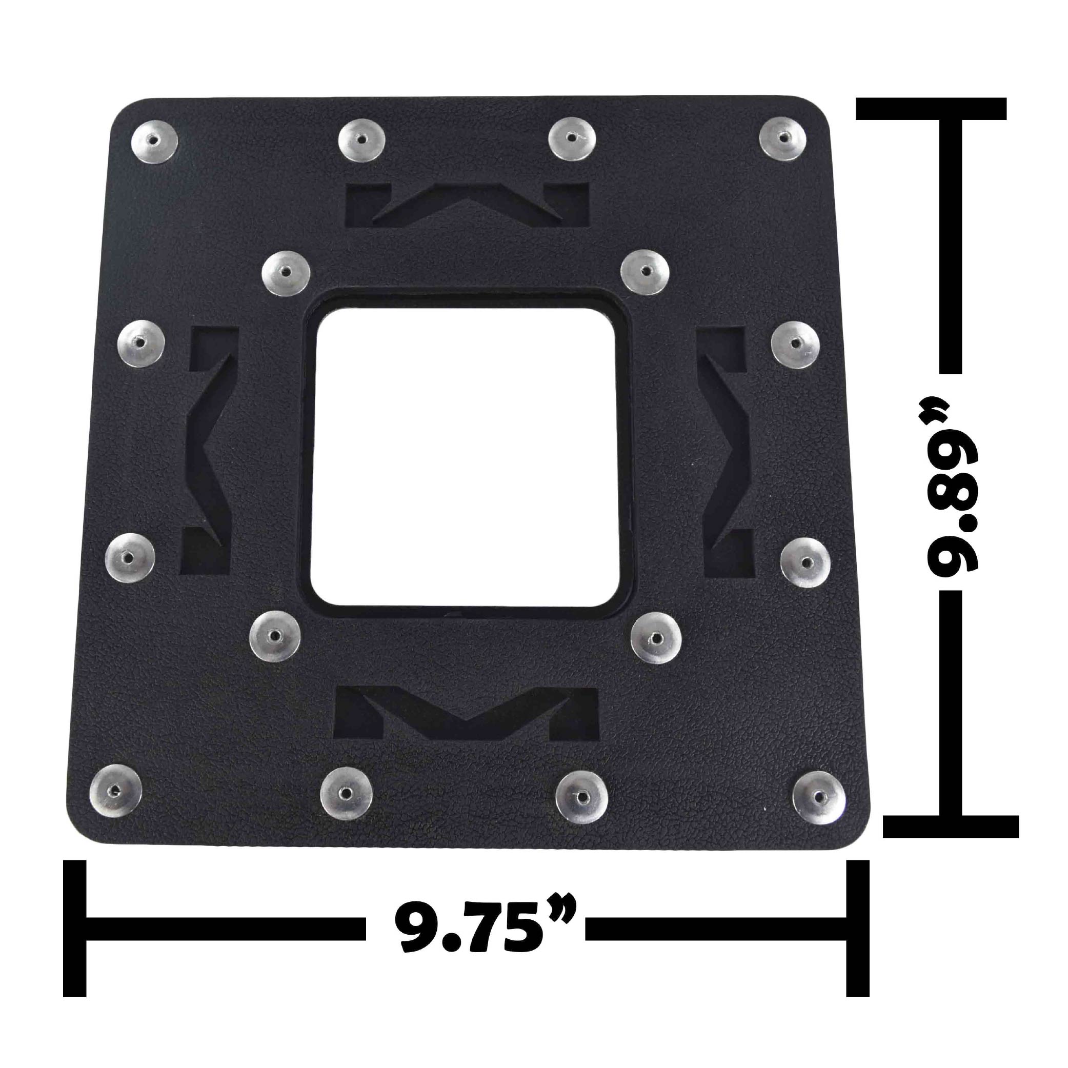 Matrix Concepts C1 Mini Steel Stand /Mass Depot Sticker Pack- Black | Heavy-Duty Carbon Steel Youth Motocross Lift | 150 lb Capacity | Non-Slip Rubber Top