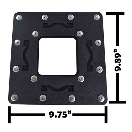 Matrix Concepts C1 Mini Steel Stand /Mass Depot Sticker Pack- Black | Heavy-Duty Carbon Steel Youth Motocross Lift | 150 lb Capacity | Non-Slip Rubber Top