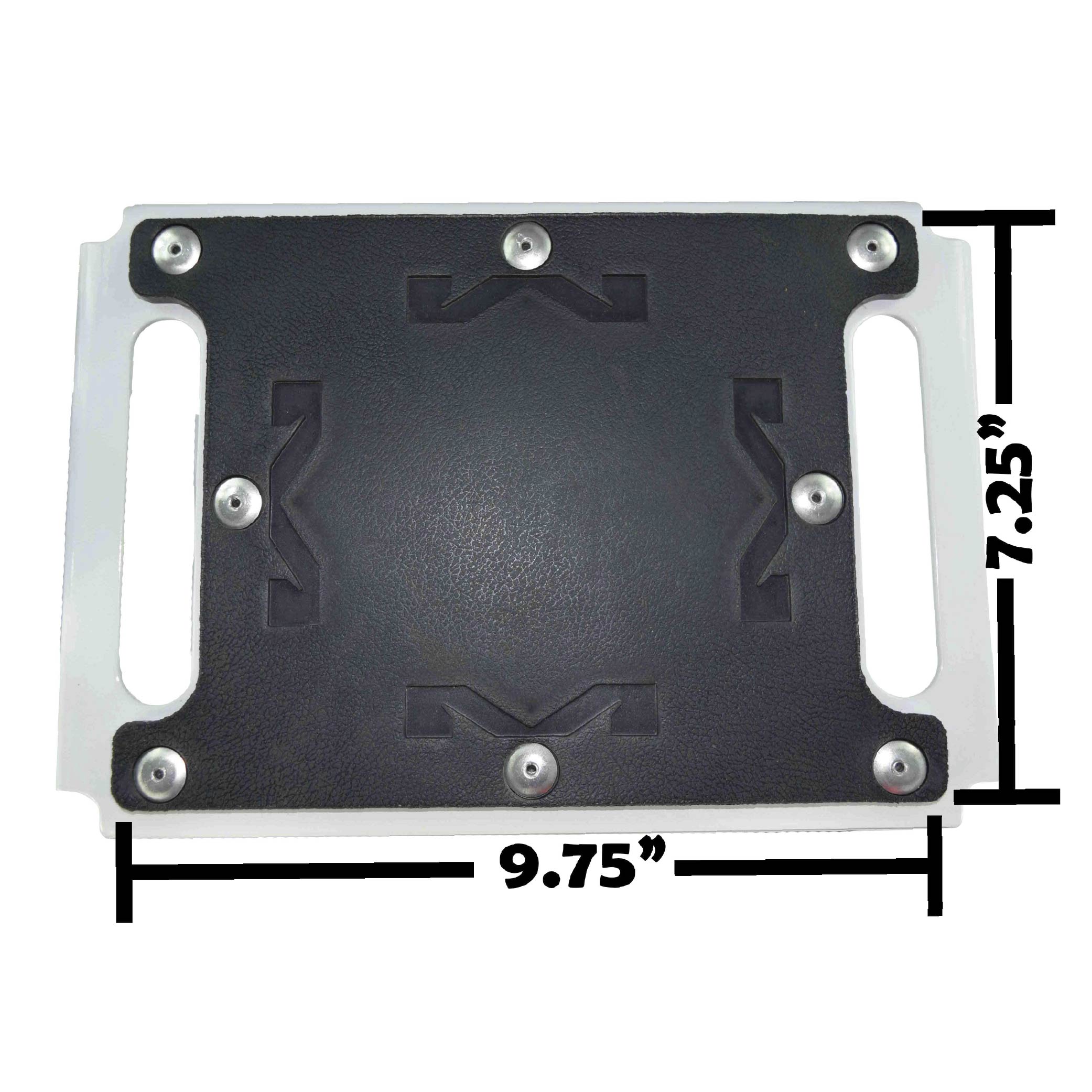 Matrix Concepts LS-ONE Lift Stand - White | Foot-Operated 500 lb Motorcycle Lift | Carbon Steel Motocross Dirt Bike Jack | Self-Locking Pedal & Wide Platform with Carry Handles