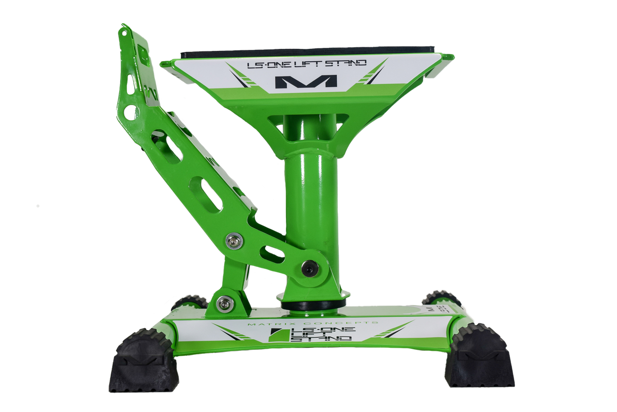 Matrix Concepts LS1 Lift Stand with 500 lbs Capacity for Dirt Bikes (Green)