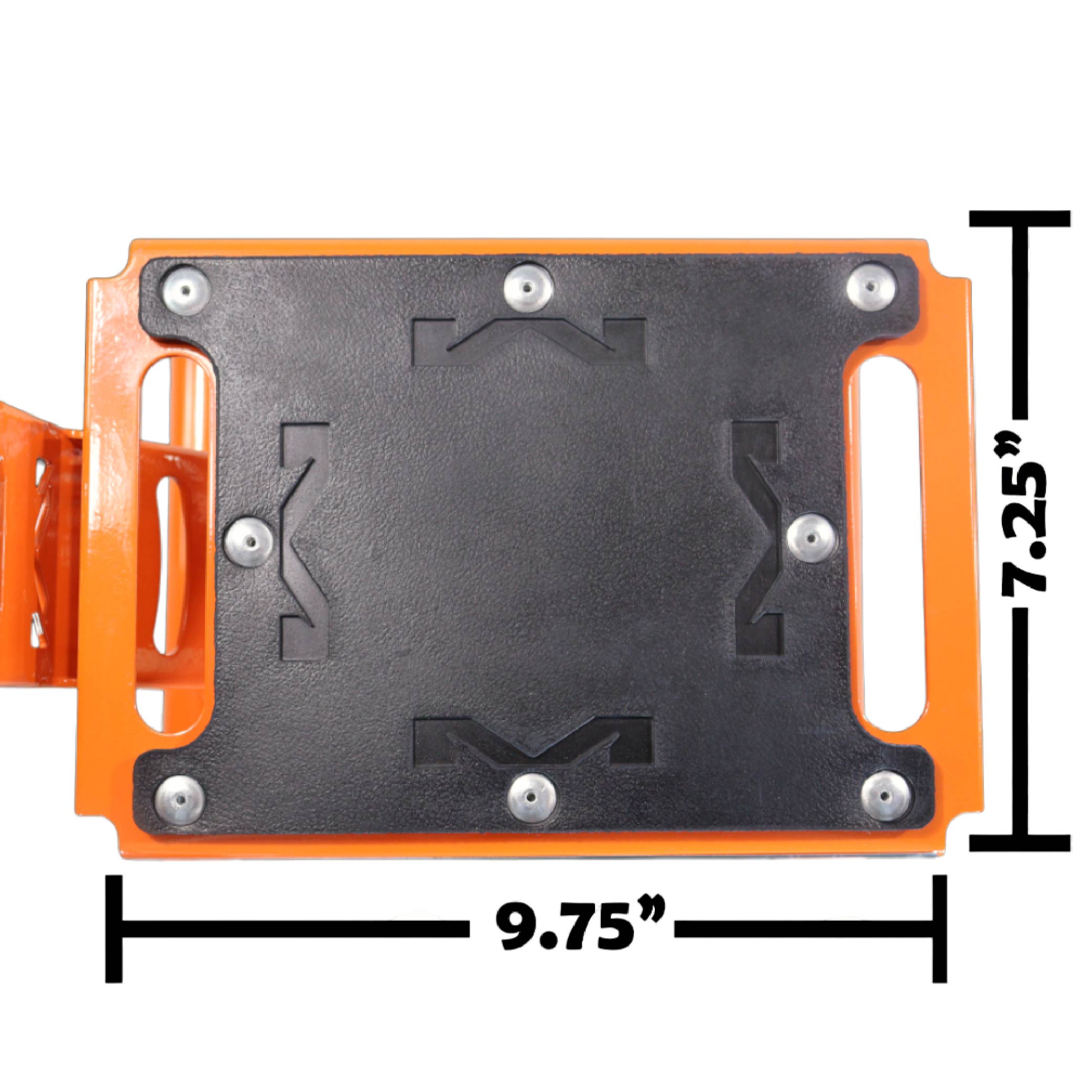 Matrix Concepts LS-ONE Lift Stand - Orange | Foot-Operated 500 lb Motorcycle Lift | Carbon Steel Motocross Dirt Bike Jack | Self-Locking Pedal & Wide Platform with Carry Handles