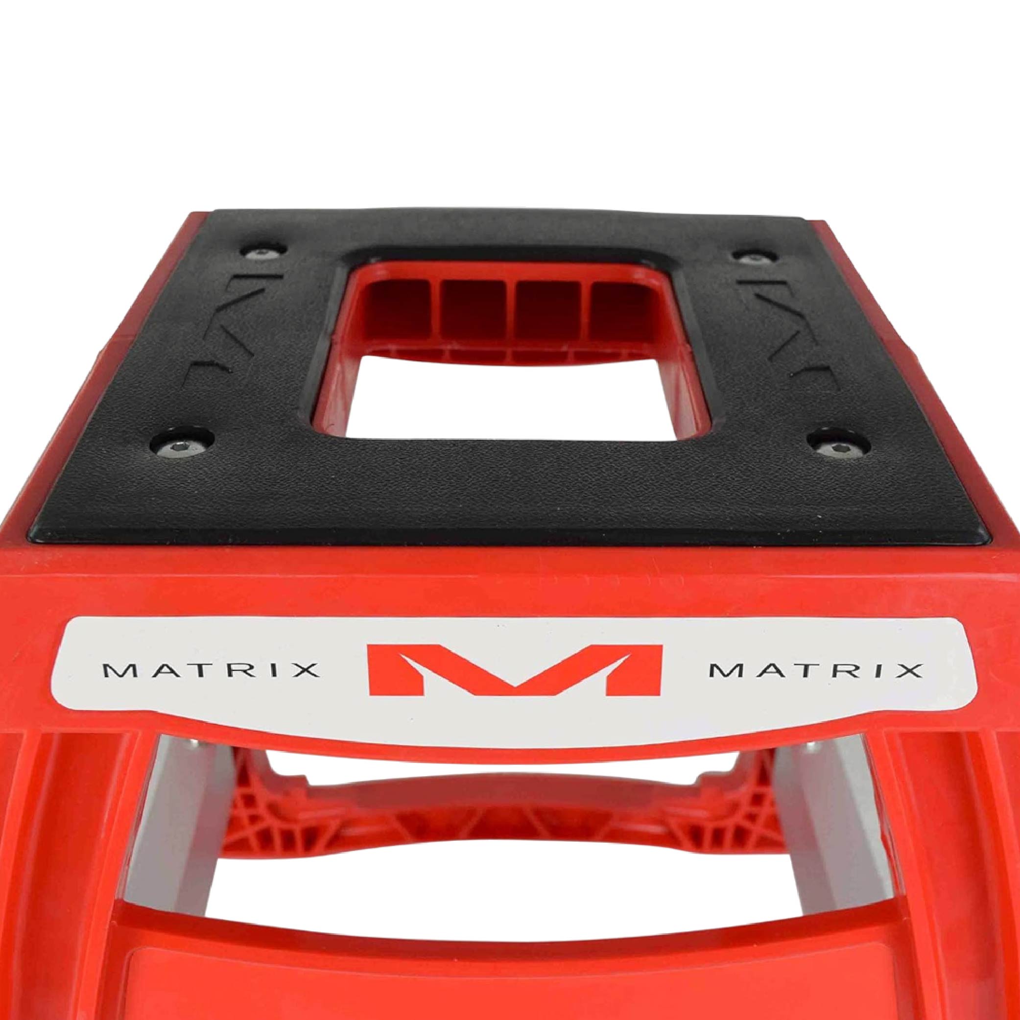 Matrix Concepts M64 Elite Stand /Mass Depot Sticker Pack- Red-Lightweight Polycarbonate Composite Motocross Lift | 10 lb Ultra-Light Design | Anti-Flex Support, Extra-Wide Feet & Customizable Panels